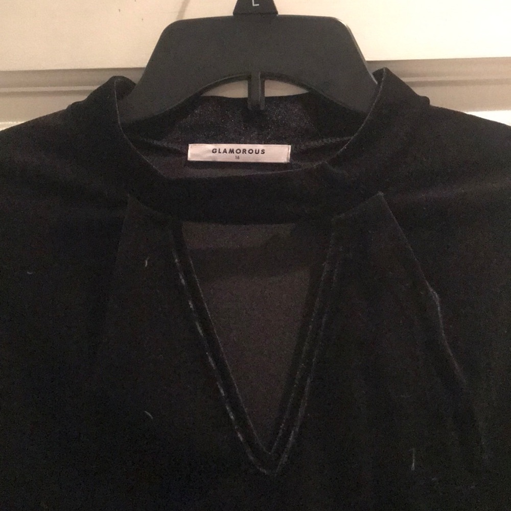 Velour Skater Dress - Picture 3 of 4